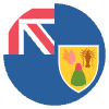 Flag Turks & Caicos Islands Element from EmojiTwo Colors Set