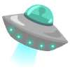 Flying Saucer Element from Noto Emojis Set