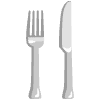 Fork And Knife Element from Noto Emojis Set