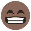 Gleeful Grin Element from EmojiTwo Colors Set