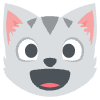 Grinning Cat Element from EmojiTwo Colors Set