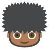 Guard Medium Dark Skin Tone Element from EmojiTwo Colors Set