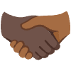 Handshake Dark Skin Tone Medium Dark Skin Tone Element from Noto Emojis Set