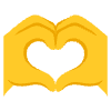 Heart Hands Element from Noto Emojis Set