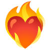Heart On Fire Element from Noto Emojis Set