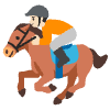 Horse Racing Light Skin Tone Element from Noto Emojis Set