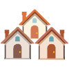 Houses Element from Noto Emojis Set