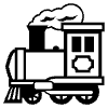 Locomotive Element from EmojiTwo Black Set