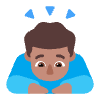 Man Bowing Flat Medium Element from Fluent Emoji Flat Set