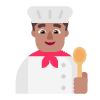 Man Cook Flat Medium Emoji from Fluent Emoji Flat Set | Free Download as SVG Vector and Transparent PNG | Streamline emojis