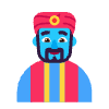 Man Genie Flat Element from Fluent Emoji Flat Set