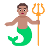 Man Merpeople Flat Medium Element from Fluent Emoji Flat Set
