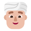 Man Wearing Turban Flat Medium Light Element from Fluent Emoji Flat Set