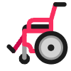 Manual Wheelchair Flat Emoji from Fluent Emoji Flat Set | Free Download as SVG Vector and Transparent PNG | Streamline emojis