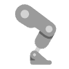 Mechanical Leg Flat Element from Fluent Emoji Flat Set