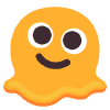 Melting Face Flat Element from Fluent Emoji Flat Set