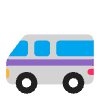 Minibus Flat Element from Fluent Emoji Flat Set