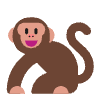 Monkey Flat Emoji from Fluent Emoji Flat Set | Free Download as SVG Vector and Transparent PNG | Streamline emojis