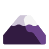 Mount Fuji Flat Element from Fluent Emoji Flat Set