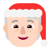 Mx Claus Flat Light Element from Fluent Emoji Flat Set
