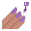 Nail Polish Flat Medium Element from Fluent Emoji Flat Set