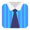 Necktie Flat Element from Fluent Emoji Flat Set