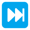 Next Track Button Flat Element from Fluent Emoji Flat Set