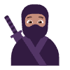 Ninja Flat Medium Element from Fluent Emoji Flat Set