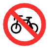 No Bicycles Flat Element from Fluent Emoji Flat Set