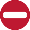 No Entry Element from Twemoji Emoji Set