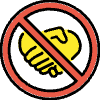No Handshaking Element from OpenMoji Emoji Set