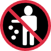 No Littering Element from Twemoji Emoji Set