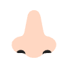 Nose Flat Light Element from Fluent Emoji Flat Set