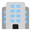Office Building Flat Element from Fluent Emoji Flat Set