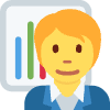 Office Worker Element from Twemoji Emoji Set