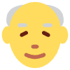 Old Man Element from Twemoji Emoji Set
