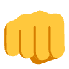 Oncoming Fist Flat Default Element from Fluent Emoji Flat Set