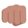 Oncoming Fist Flat Medium Element from Fluent Emoji Flat Set