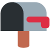 Open Mailbox With Lowered Flag Emoji from Twemoji Set | Free Download as SVG Vector and Transparent PNG | Streamline emojis