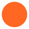 Orange Circle Flat Element from Fluent Emoji Flat Set