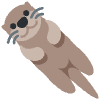 Otter Element from Twemoji Emoji Set