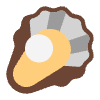 Oyster Flat Element from Fluent Emoji Flat Set