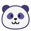 Panda Flat Emoji from Fluent Emoji Flat Set | Free Download as SVG Vector and Transparent PNG | Streamline emojis