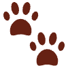 Paw Prints Element from Twemoji Emoji Set