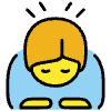 Person Bowing Element from OpenMoji Emoji Set