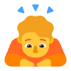 Person Bowing Flat Default Element from Fluent Emoji Flat Set