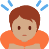 Person Bowing Medium Skin Tone Element from Twemoji Emoji Set