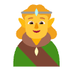 Person Elf Flat Default Element from Fluent Emoji Flat Set