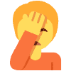 Person Facepalming Element from Twemoji Emoji Set