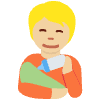 Person Feeding Baby Medium Light Skin Tone Element from Twemoji Emoji Set